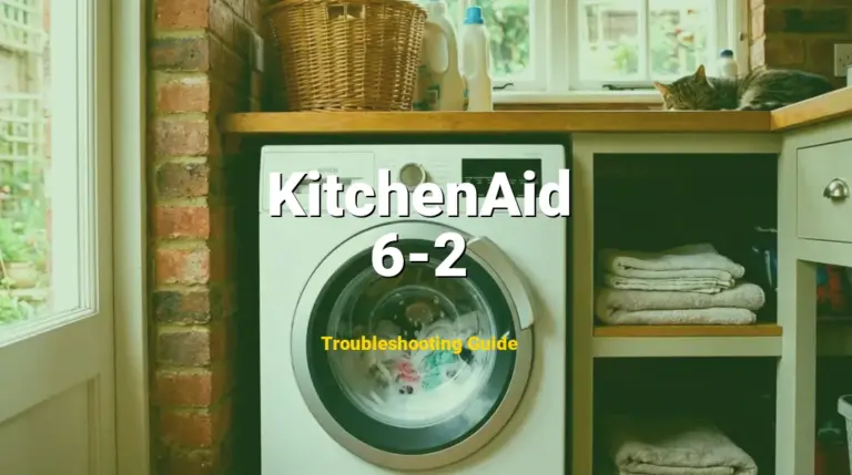 Troubleshooting KitchenAid Error Code 6-2: What It Means & How to Fix