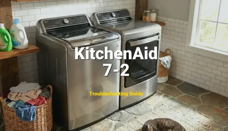 Troubleshooting KitchenAid Error Code 7-2: What It Means & How to Fix