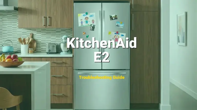 Troubleshooting KitchenAid Error Code E2: What It Means & How to Fix