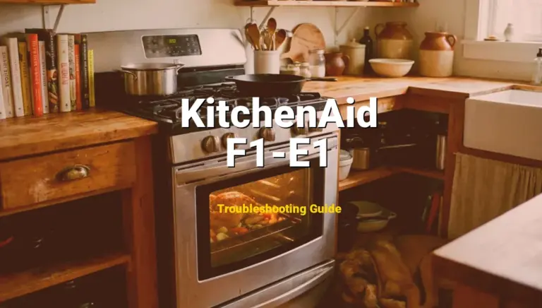 F1-E1 Error on KitchenAid Oven? Comprehensive Fix Guide