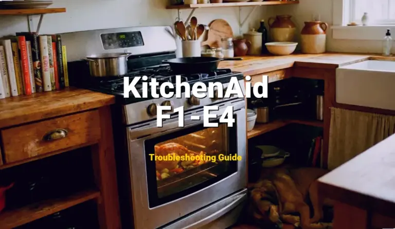 F1-E4 Error on KitchenAid Oven? Comprehensive Fix Guide