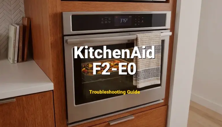 How to Fix KitchenAid Oven Error Code F2-E0: Keypad disconnected (Full Guide)