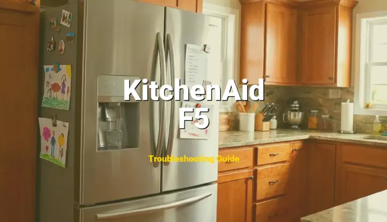 How to Fix KitchenAid Refrigerator Error Code F5: Ice Maker Motor Error (Full Guide)
