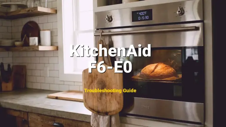 F6-E0 Error on KitchenAid Oven? Comprehensive Fix Guide