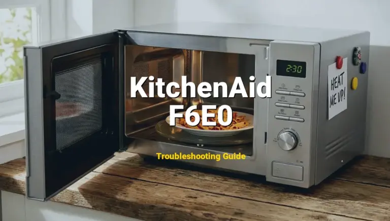 F6E0 Error on KitchenAid Microwave? Comprehensive Fix Guide