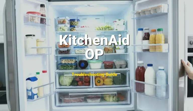 KitchenAid Refrigerator Error OP Solved: Detailed DIY Repair