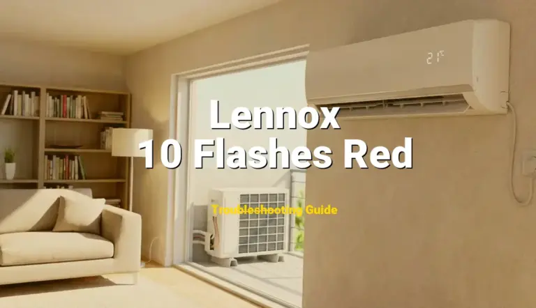 Troubleshooting Lennox Error Code 10 Flashes Red: What It Means & How to Fix