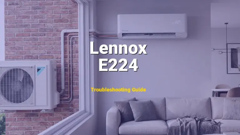 E224 Error on Lennox Furnace? Comprehensive Fix Guide