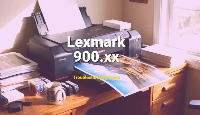 900.xx Error on Lexmark Printer? Comprehensive Fix Guide
