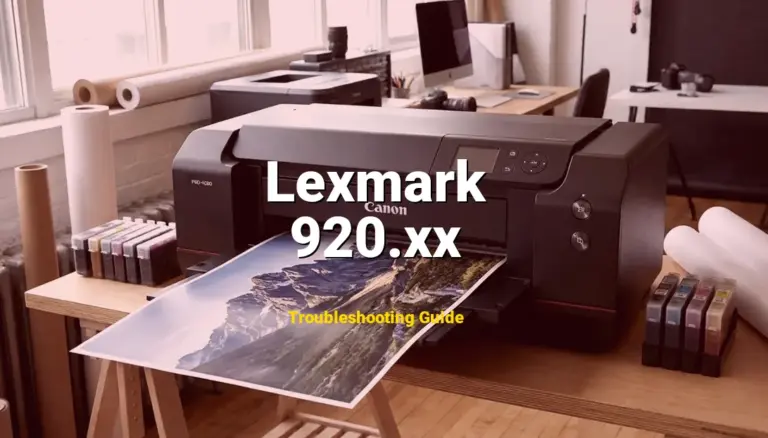 Troubleshooting Lexmark Error Code 920.xx: What It Means & How to Fix
