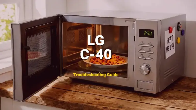 C-40 Error on LG Microwave? Comprehensive Fix Guide