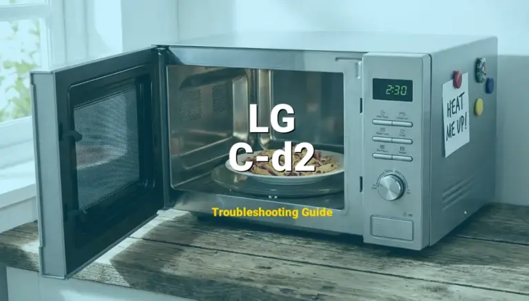 How to Fix LG Microwave Error Code C-d2: Door Latch Switch Failure (Full Guide)