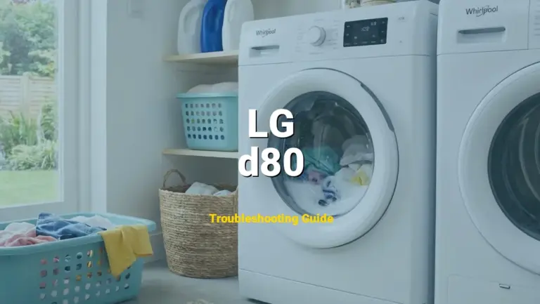 How to Fix LG Dryer Error Code d80: Flow Sense 80% blockage (Full Guide)
