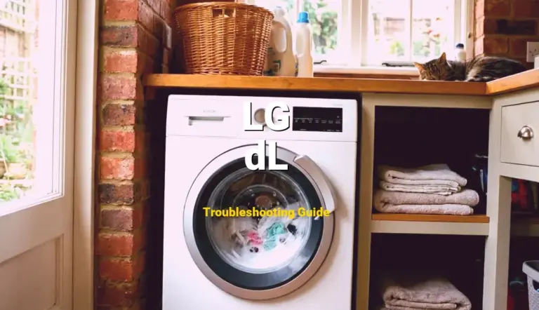How to Fix LG Top Load Washer Error Code dL: Lid Lock Switch Error (Full Guide)