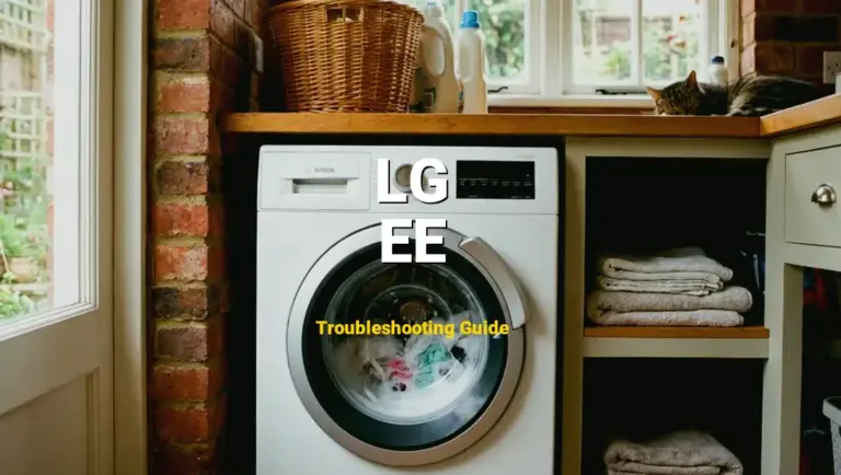 EE Error on LG Front Load Washer? Comprehensive Fix Guide