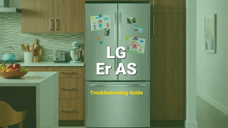 Er AS Error on LG InstaView Refrigerator? Comprehensive Fix Guide