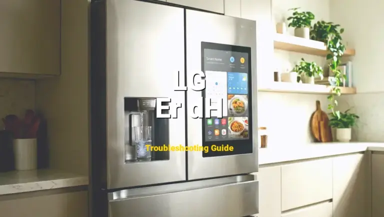 LG InstaView Refrigerator Error Er dH Solved: Detailed DIY Repair