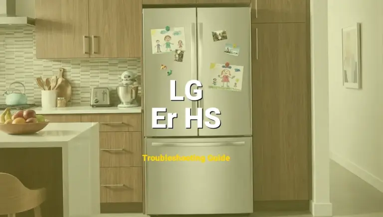 Er HS Error on LG French Door Refrigerator? Comprehensive Fix Guide