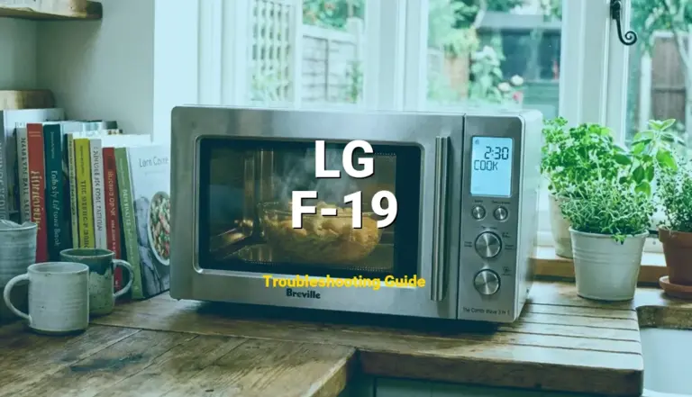 Troubleshooting LG Error Code F-19: What It Means & How to Fix