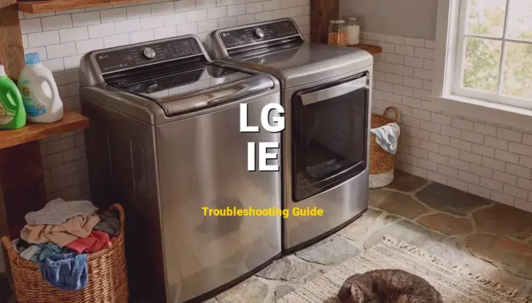 Troubleshooting LG Error Code IE: What It Means & How to Fix