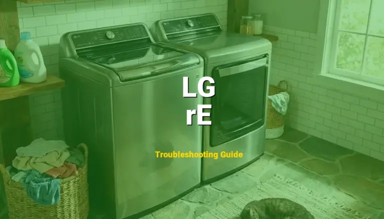 How to Fix LG Dishwasher Error Code rE: Relay error on the main control board (Full Guide)
