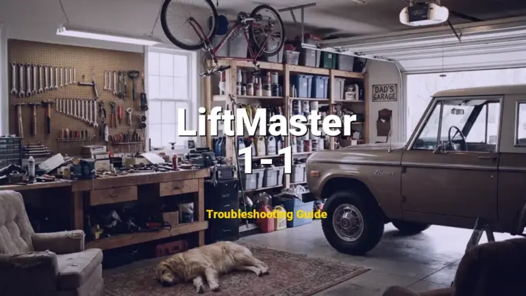 Troubleshooting LiftMaster Error Code 1-1: What It Means & How to Fix