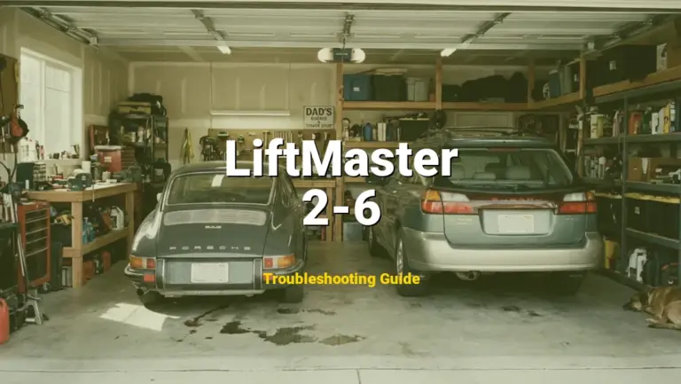 2-6 Error on LiftMaster Garage Door Opener? Comprehensive Fix Guide