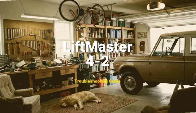 How to Fix LiftMaster Garage Door Opener Error Code 4-2: Door stuck or binding (Full Guide)