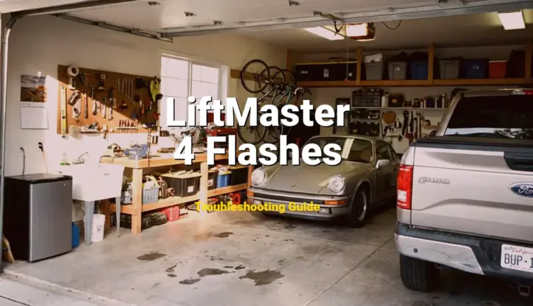 Troubleshooting LiftMaster Error Code 4 Flashes: What It Means & How to Fix