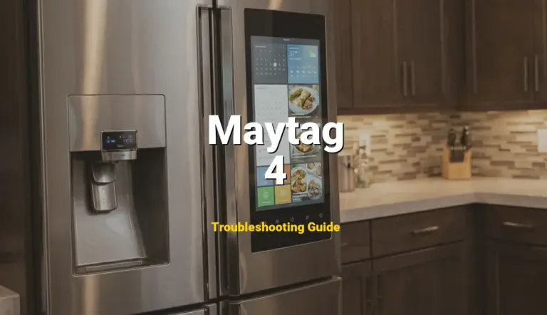Troubleshooting Maytag Error Code 4: What It Means & How to Fix