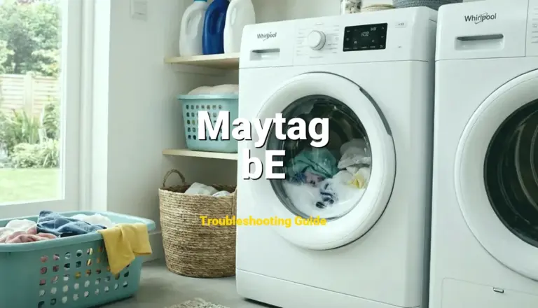 How to Fix Maytag Dryer Error Code bE: Stuck Button Error (Full Guide)