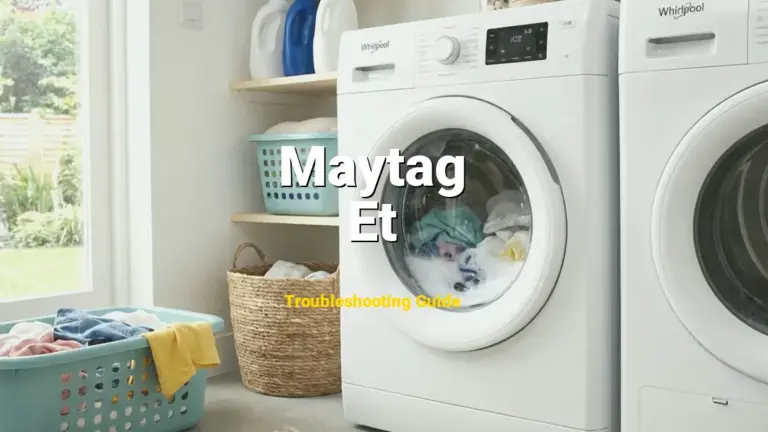 How to Fix Maytag Dryer Error Code Et: EEPROM Error (Full Guide)