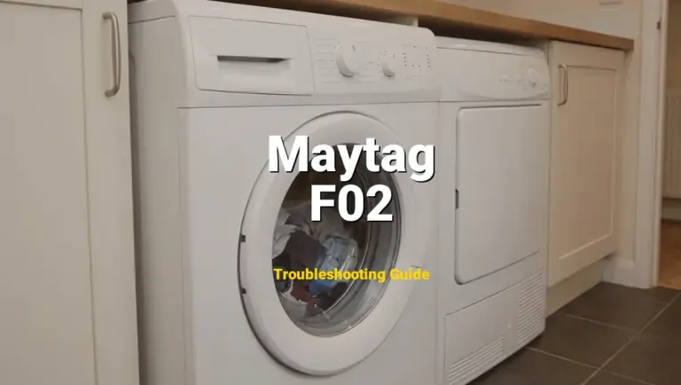 Maytag Washer Error F02 Solved: Detailed DIY Repair