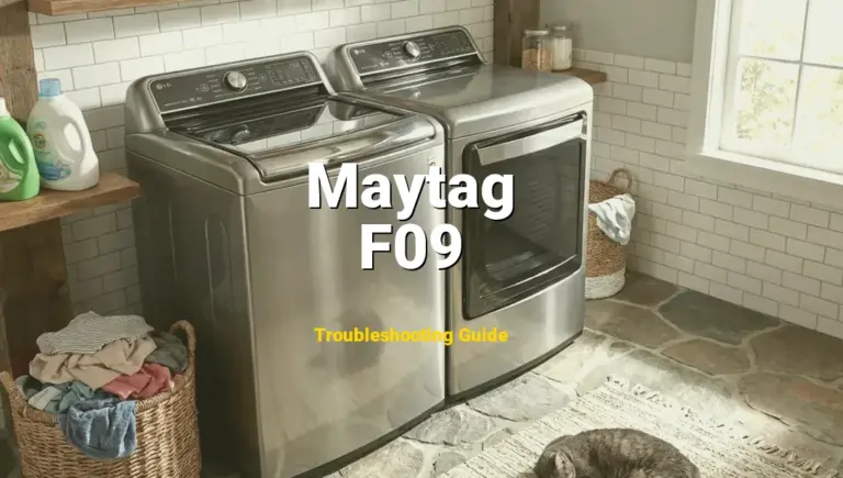 How to Fix Maytag Washer Error Code F09: Overflow Condition (Full Guide)