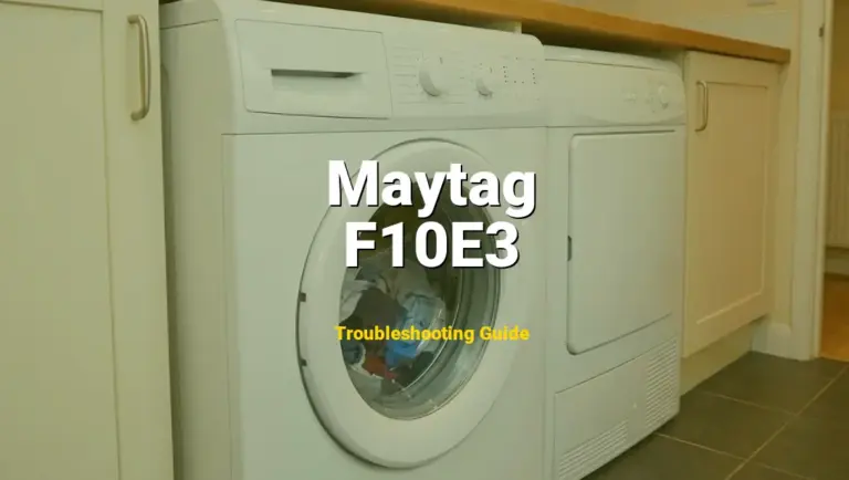 How to Fix Maytag Dishwasher Error Code F10E3: Spray Arm Position Error (Full Guide)