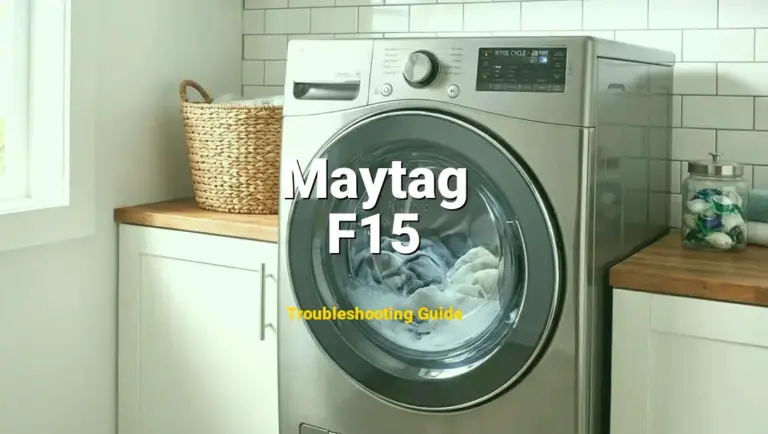 Troubleshooting Maytag Error Code F15: What It Means & How to Fix