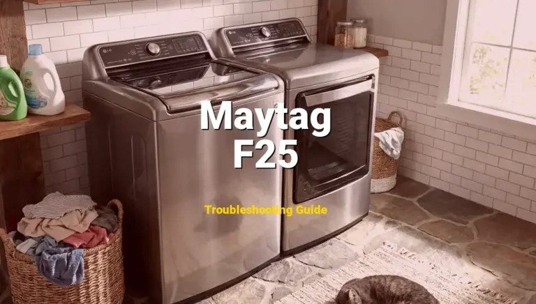 How to Fix Maytag Washer Error Code F25: Drive Motor Tachometer Error (Full Guide)