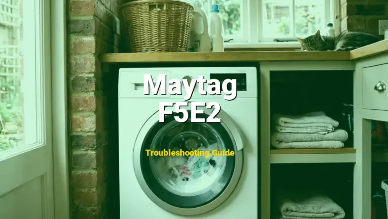 Maytag Dishwasher Error F5E2 Solved: Detailed DIY Repair