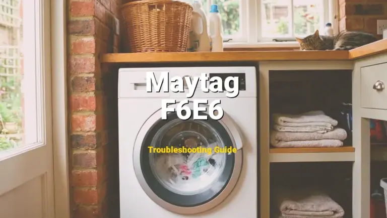 F6E6 Error on Maytag Dishwasher? Comprehensive Fix Guide