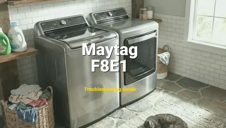 Maytag Dishwasher Error F8E1 Solved: Detailed DIY Repair