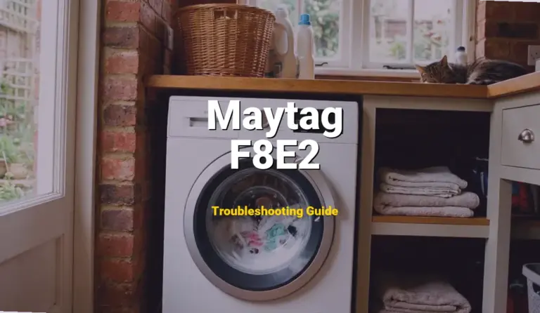 Maytag Dishwasher Error F8E2 Solved: Detailed DIY Repair