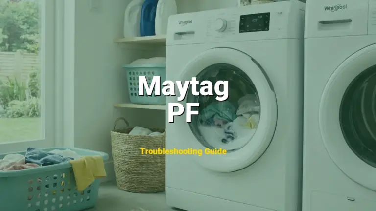 How to Fix Maytag Dryer Error Code PF: Power Failure (Full Guide)