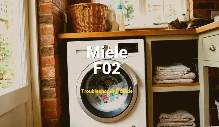 Miele Washer Error F02 Solved: Detailed DIY Repair