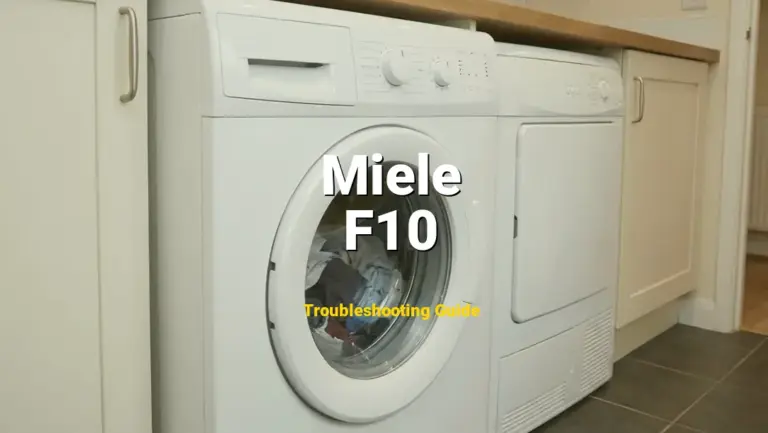 How to Fix Miele Washer Error Code F10: Water intake fault (Full Guide)