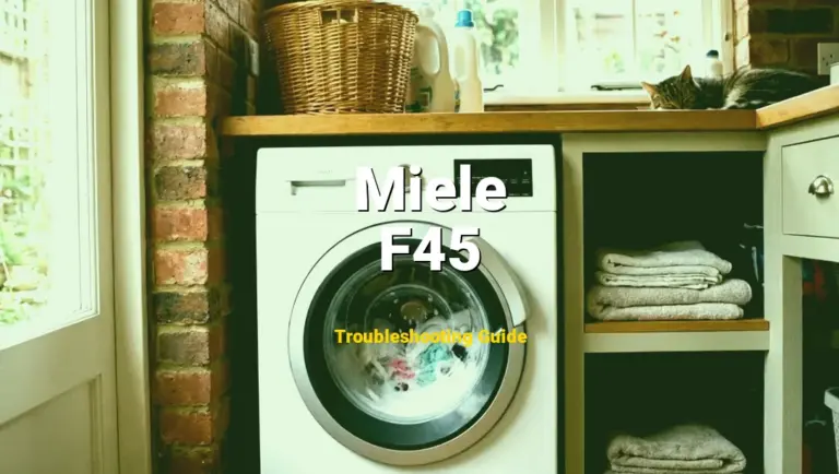 Miele Washer Error F45 Solved: Detailed DIY Repair