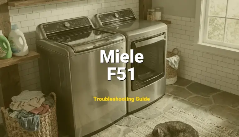 Miele Washer Error F51 Solved: Detailed DIY Repair