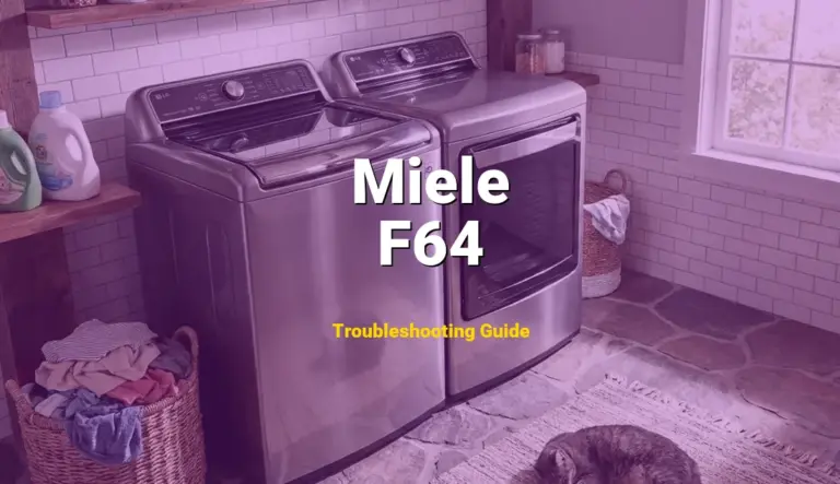 Miele Washer Error F64 Solved: Detailed DIY Repair