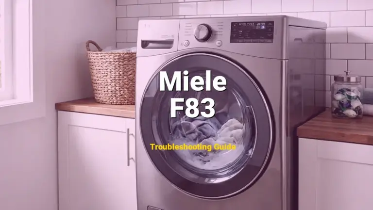 Miele Washer Error F83 Solved: Detailed DIY Repair