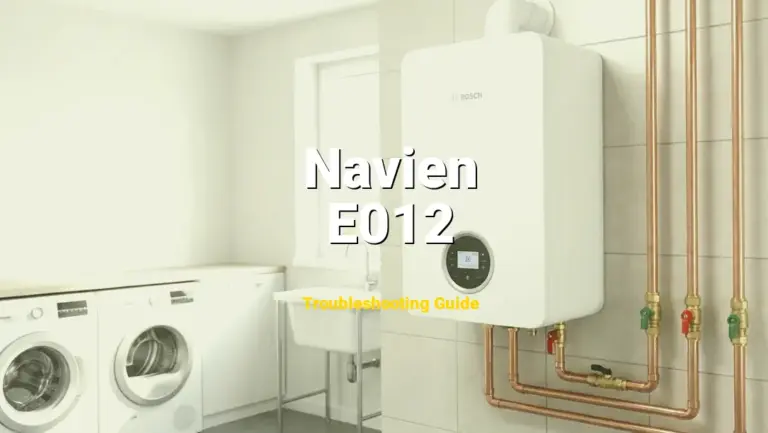 E012 Error on Navien Water Heater? Comprehensive Fix Guide