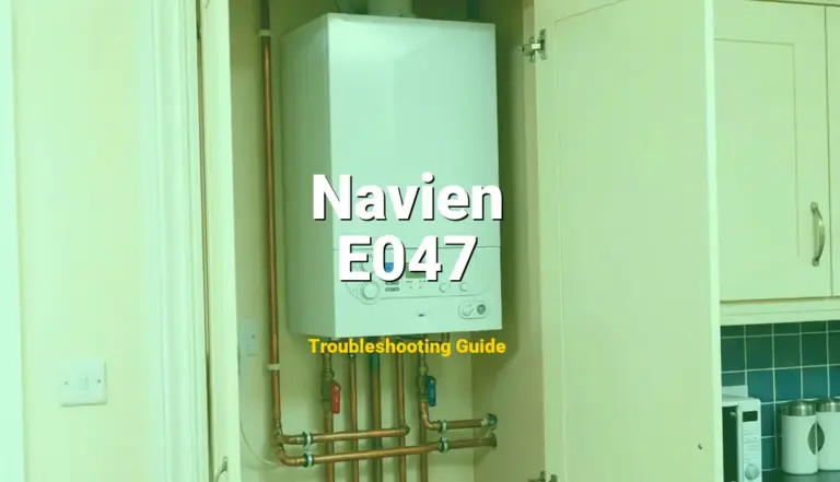 E047 Error on Navien Water Heater? Comprehensive Fix Guide